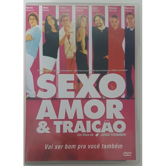 DVD Sexo Amor & Traição -Murilo Benício