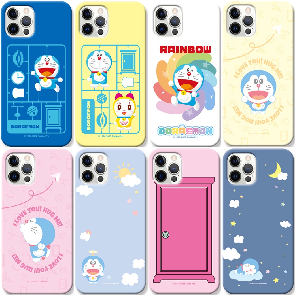 【 Compatível Para iPhone 14 Series 】 Coleção Doraemon Capa Rígida 13 Pro Max Min