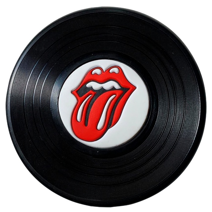 Porta Copos Disco Vinil Emborrachados Bandas de Rock Bolacha Lavável Flexível Retrô