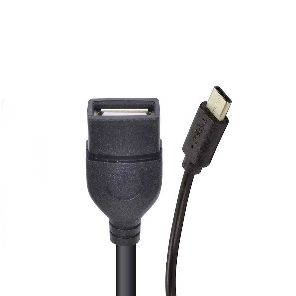 Cabo Otg Adaptador Usb Femea Para Usb Tipo C Shopee Brasil 