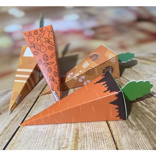 10 caixa embalagem Páscoa cenoura M ou P lembrancinha de páscoa 2025 (idéia) em Oferta na Shopee