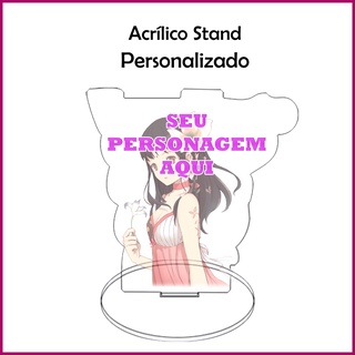 Acrílico Stand de Anime Personalizado - seu personagem favorito em acrílico 15cm