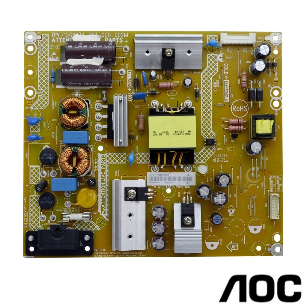 PLACA FONTE AOC LE43S5970 LE43S5970S 715G6934-P03-000-002M | ORIGINAL