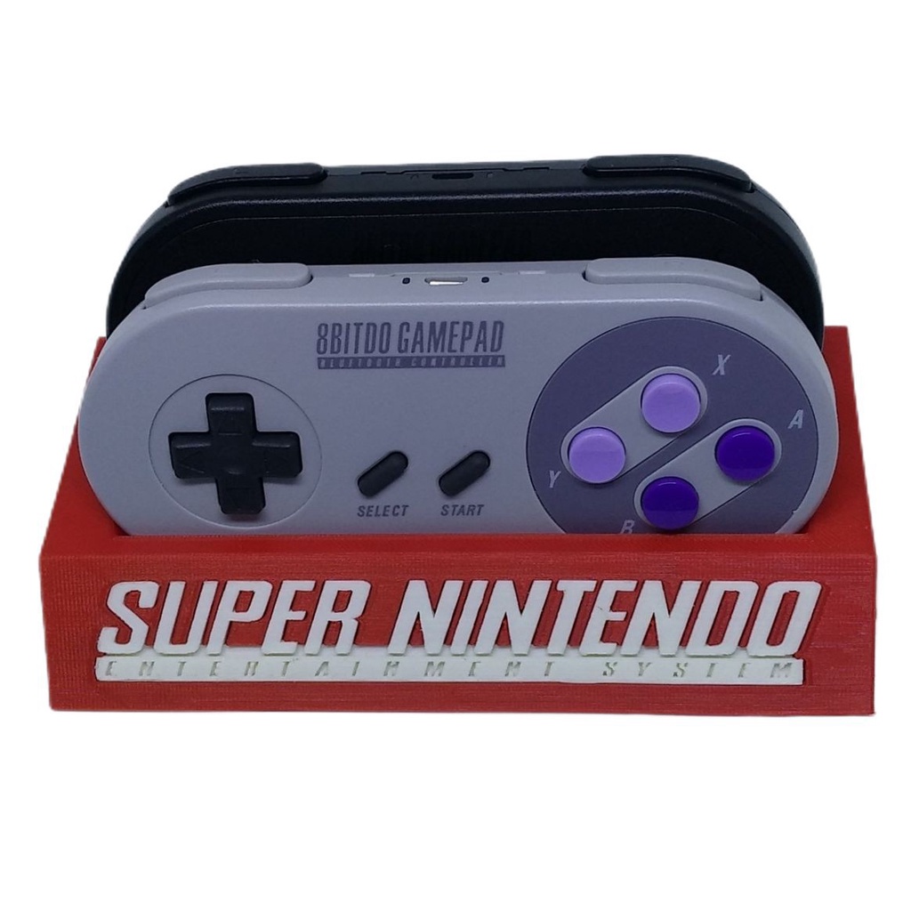 Suporte de mesa para até 2 controles da 8bitdo SN30 de Super Snes- Impressão 3D