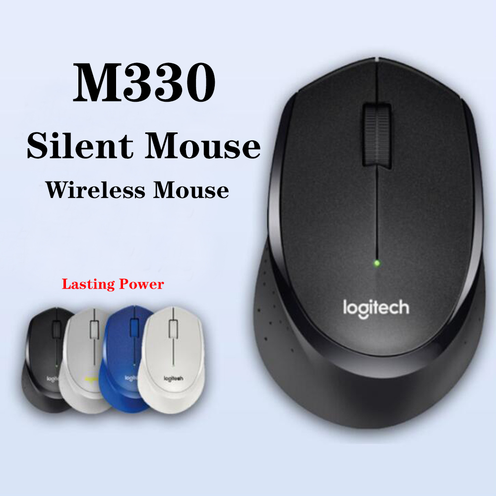 Logitech M330 Mouse Ptico Sem Fio Usb 2,4ghz 1000dpi Silencioso em Oferta na Shopee