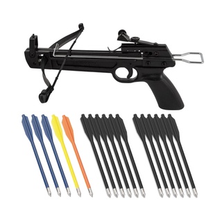 Balestra Besta 50 Lbs Recurva Mankung 50a1 Crossbow + 12 Flechas Setas Preta