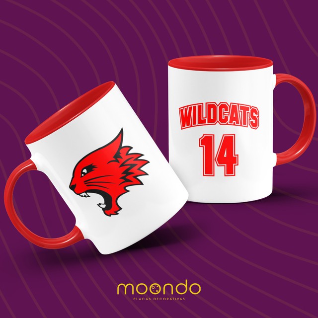 Caneca de Porcelana - High School Musical, Wildcats
