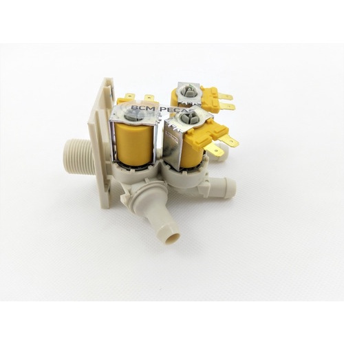 Valvula De Entrada Agua Maquina Lavar Brastemp Bwg11a Bwg11ab Bwg11ar 127v 11kg 3 Vias W10408280