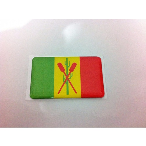 Adesivo Resinado Da Bandeira Da Cidade De Petrolina (pe) 5x3