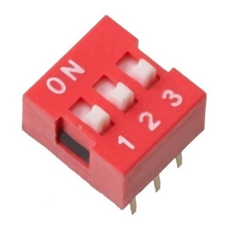 Chave Seletora Dip Switch 3 Vias 180 Graus Arduino Pic Arm