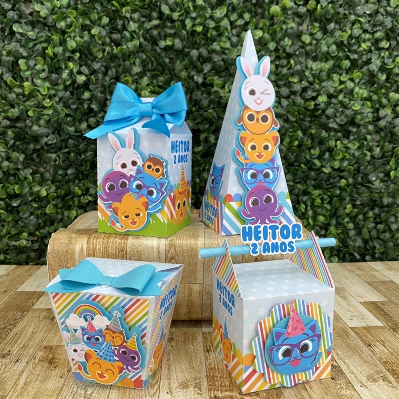 Kit Festa Bolofofos Menino Personalizados | Lembrancinhas | Festa infantil | Aniversário