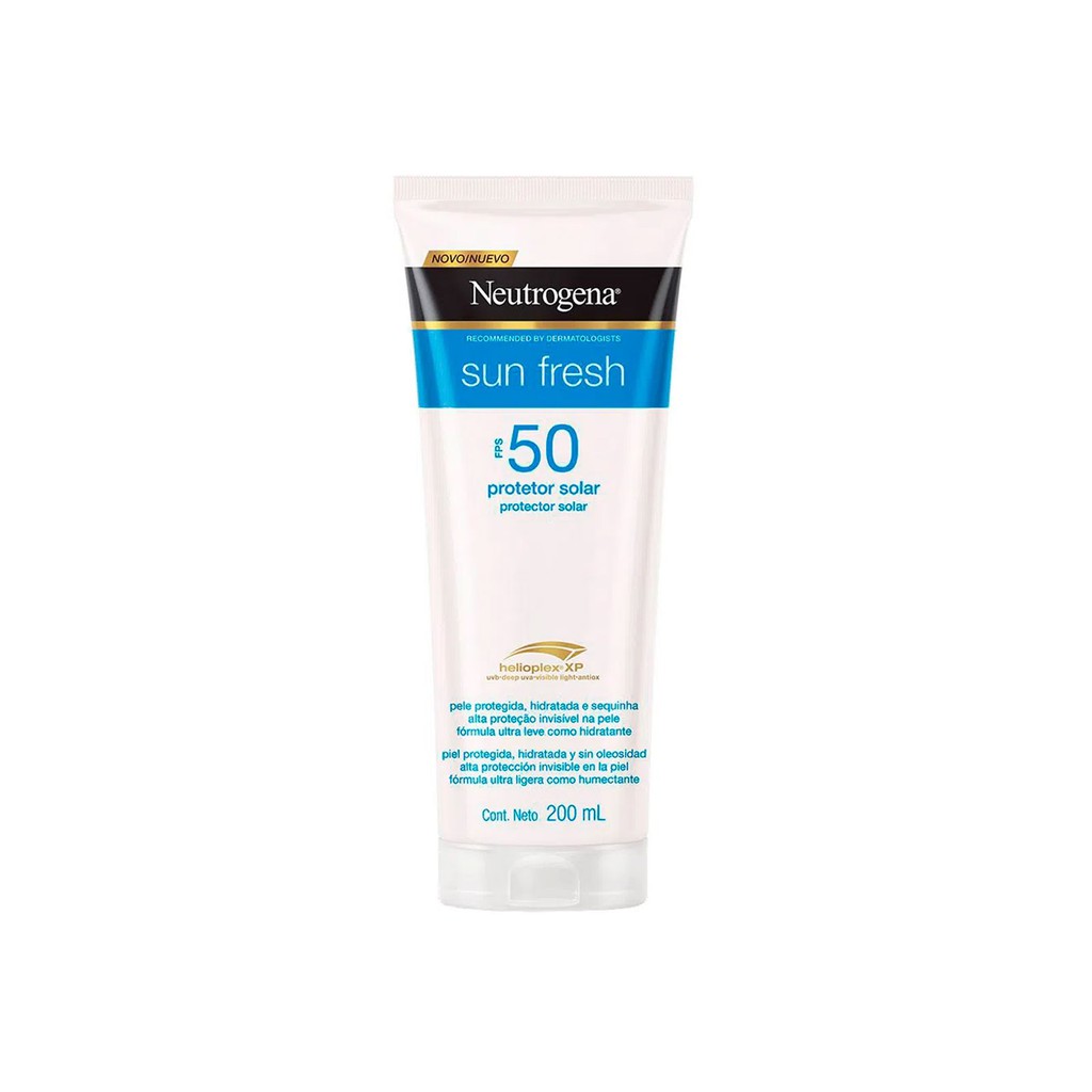 Protetor Solar Corporal Neutrogena Sun Fresh FPS 50 com 200ml