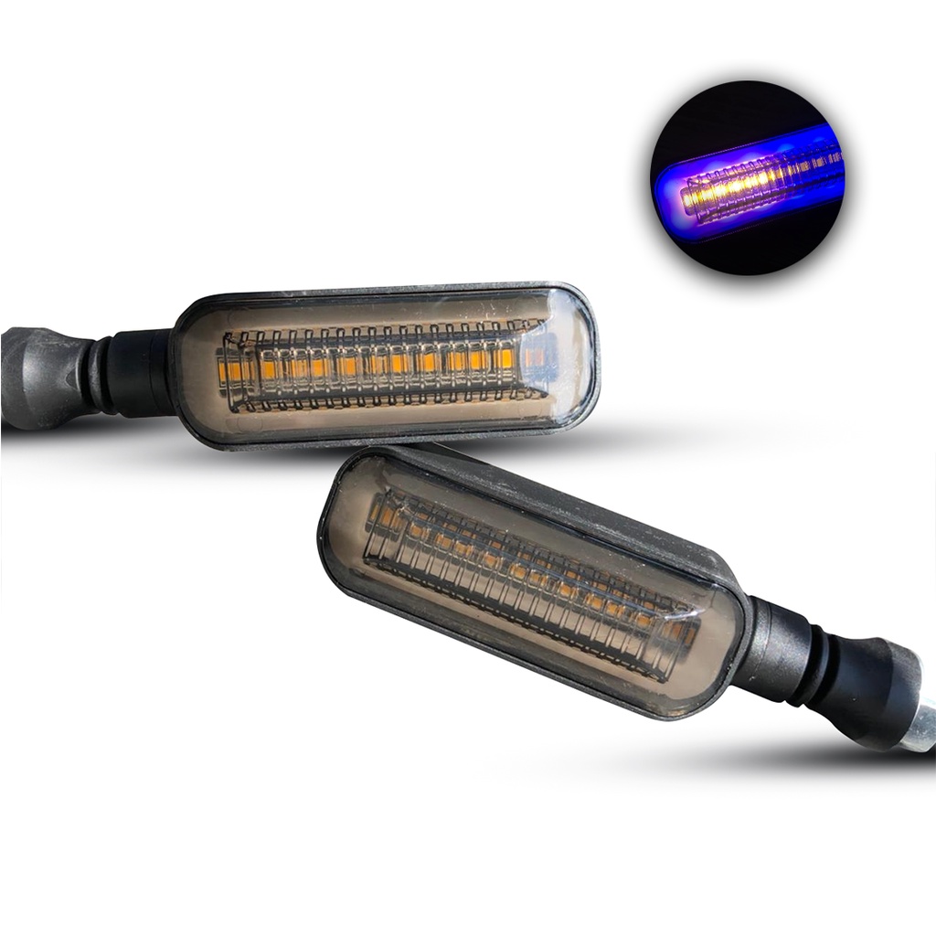 Pisca Sequencial Led Universal Cb300 Xre Twister Cbx Hornet Xj6 Cb1000r