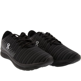 Tênis Cross Road Esportivo Masculino Tecido Preto