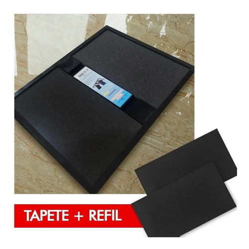 Tapete Sanitizante Higienizador Anti-bacteriano + 2 Refil