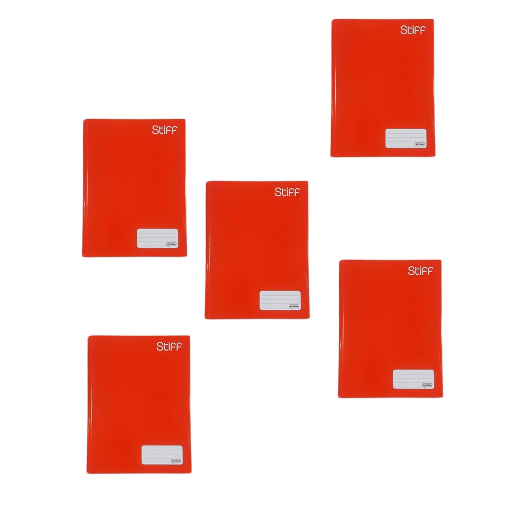 Caderno Brochura Grande Capa Dura VERMELHO 96 fls