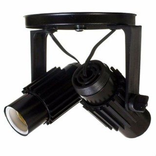 Spot Luminaria Simples Preto Duplo Articulado Sobrepor Teto Parede Decoração 2 Lâmpadas Iluminação em Oferta na Shopee