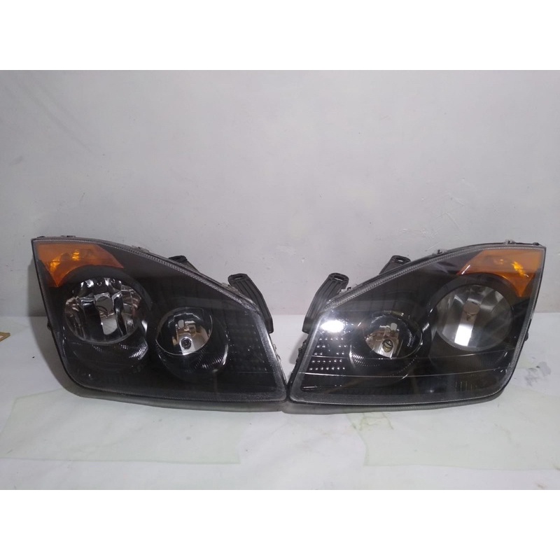 Par farol Fiesta Sedan máscara negra 2008 2009 2010 original