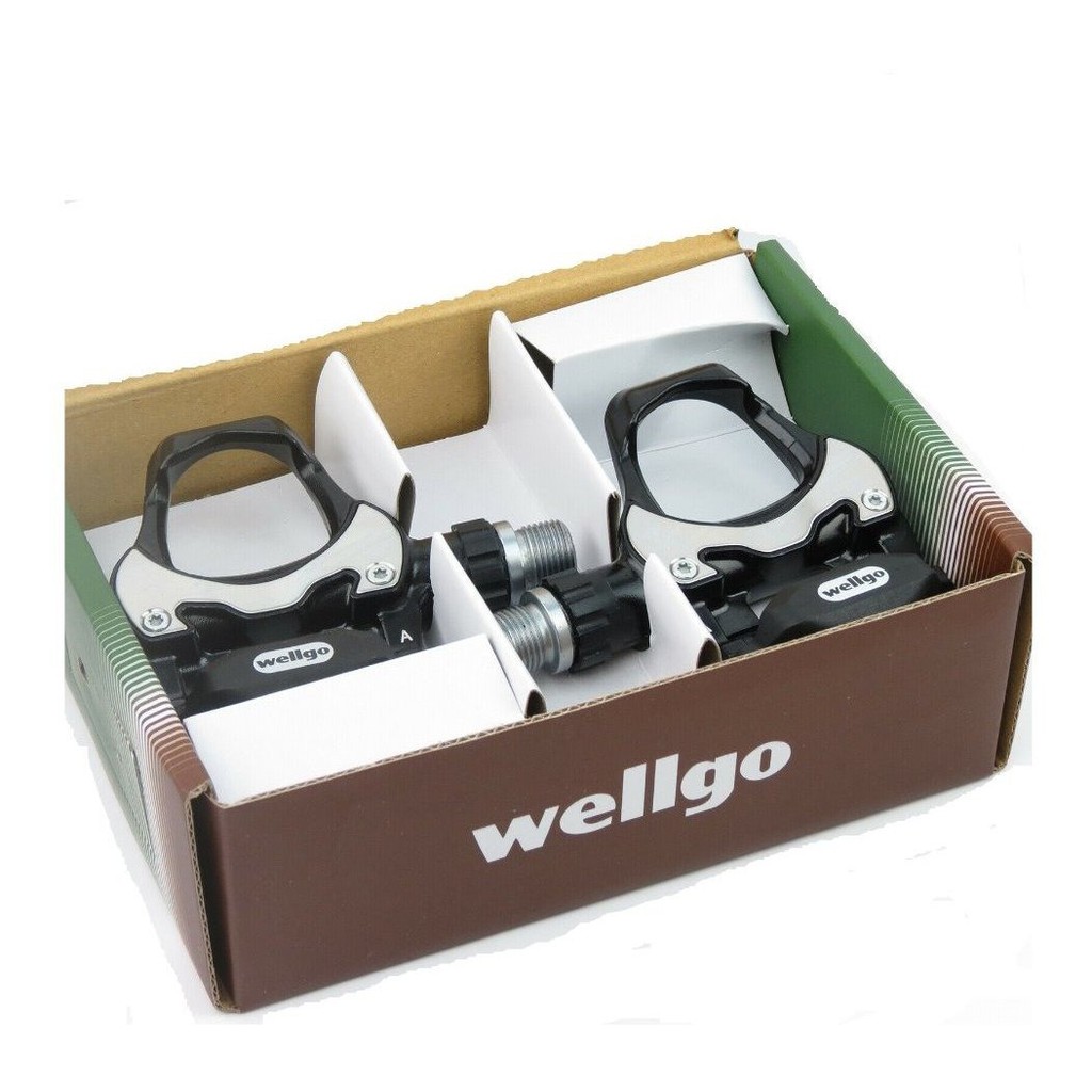 Pedal Wellgo Bike Speed R251 Road Eixo Cr-mo Clip