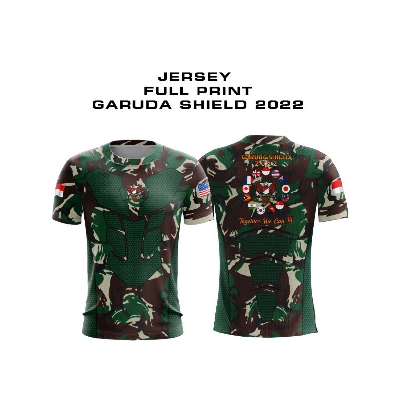 Mais 2022 Garuda Shield Jersey Center , Melhor Material , Impressão Epson Somente em Pusatkaosjersey