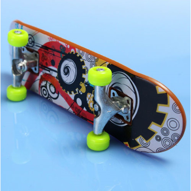 Pista rampa skate de dedo Ilustrada Finger Board Mini Skate Half