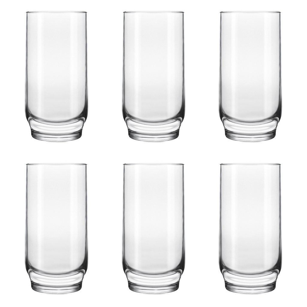 Jogo de Copos de Vidro /kit. Jogo com 6 copos de vidro 410ml / 300ml /  Conjunto / copos / conjunto de copos / Jogo de copos de Vidro