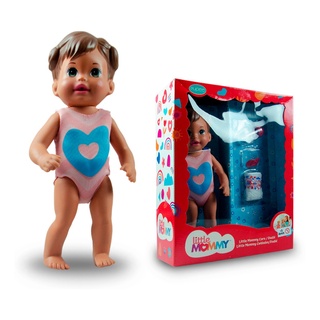 Boneca Menina Little Mommy Cuidados Bebe Morena Brincadeira