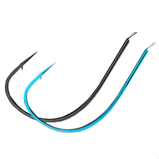 50 Pcs Farpado Gancho Gancho De Aço Carbono De Alta Anzol Farpado Para Terra Verme Acessórios De Pesca em Oferta na Shopee