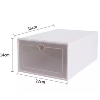 Caixa Organizadora de Plástico Dobrável Para Sapato Empilhável (UNIDADE)(CX0321) em Oferta na Shopee