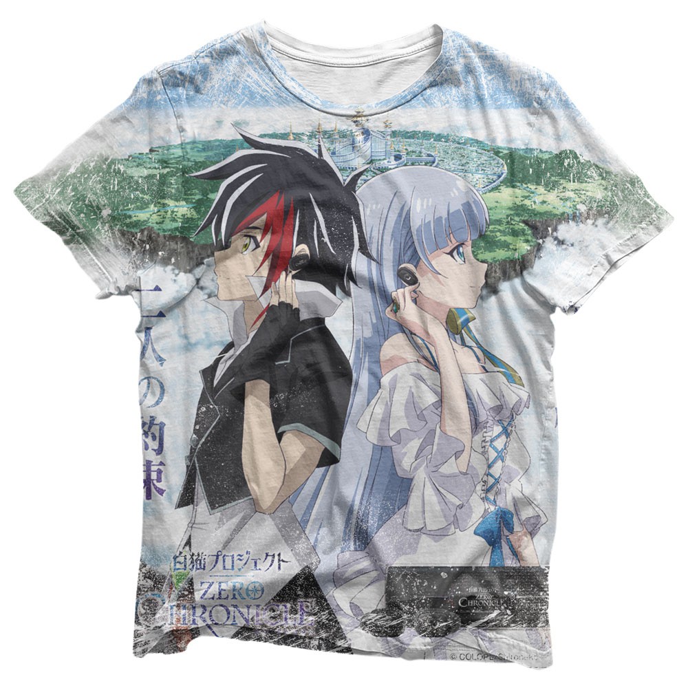 Camisa Shironeko Project Zero Chronicle Capa do Anime - Camisas Shironeko Project Zero Chronicle