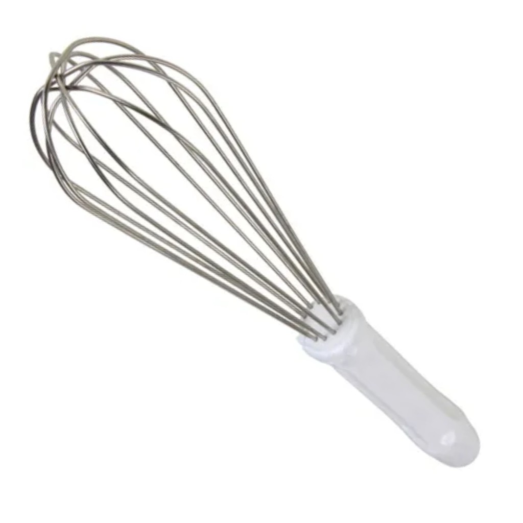 Fuê 30cm - Batedor De Creme Branco Fuê 30cm - Batedor De Creme Branco