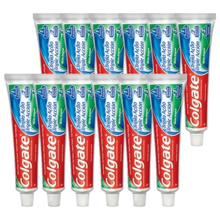Kit Creme Dental Colgate Tripla Ação Menta Original 90g com 12 unidades