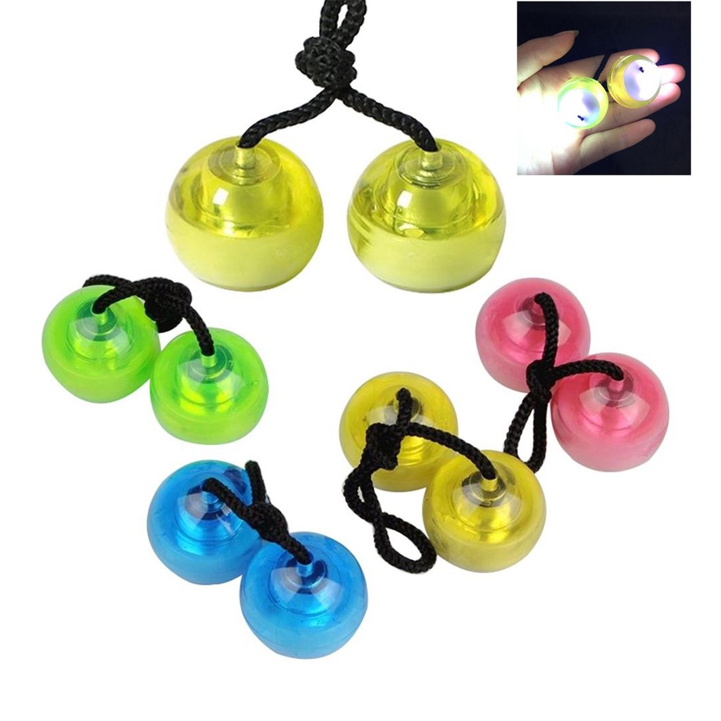 Thumb Chucks Finger Balls Yoyo De Dedo Com Luz Led