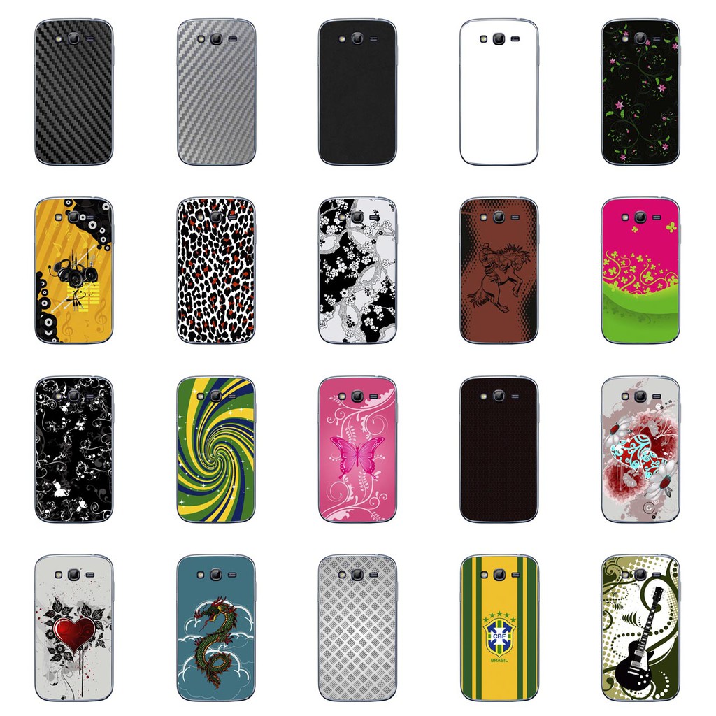 Capa Adesivo Skin349 a 368 Verso Para Samsung Galaxy Grand Duos Gt-i9082l
