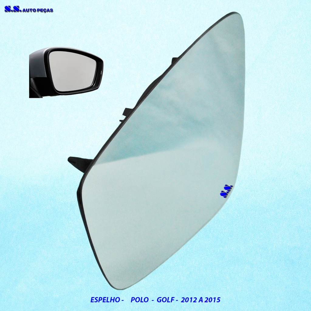 Espelho Polo Espelho Lente Retrovisor Polo 2012 A 2014 Original