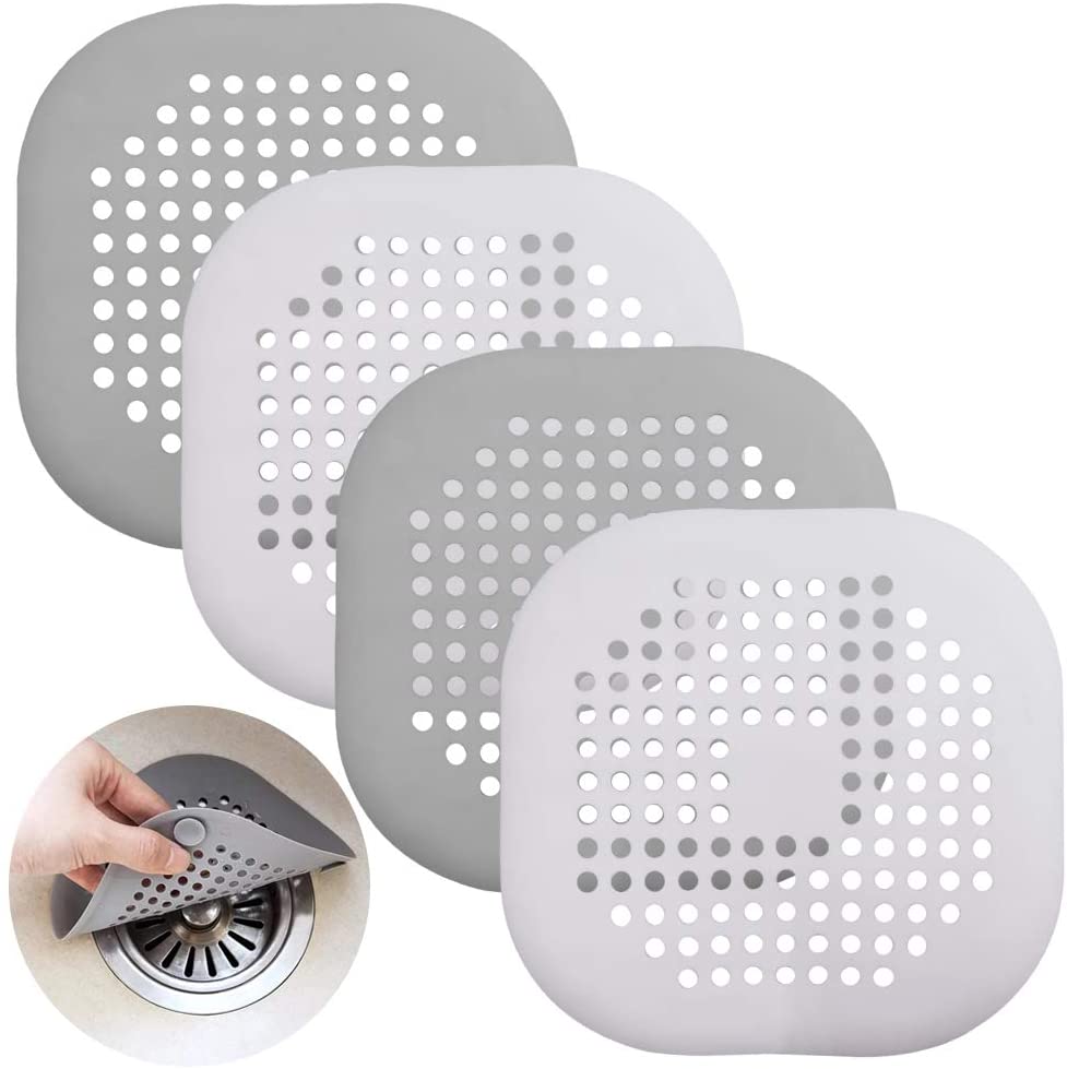 Ralo De Silicone Protetor Com Sugador Para Pia / Ralo De Banheira