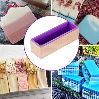 (Jiarenitop) Molde De Silicone De Sabão Retangular Brinde Forma De Sabonete Feito À Mão