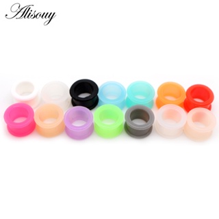2 Peças/8-16mm Brinco Expansor De Orelha Alargadores De Silicone em Oferta na Shopee
