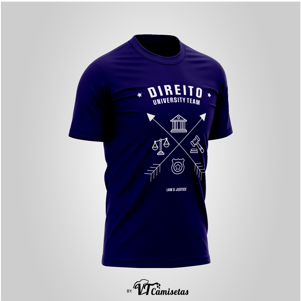 Direito Camisetas Faculdade Universidade Camisa Universitária Sob Encomenda X