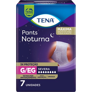 Roupa íntima Tena Pants Noturna G/EG 7 Unidades em Oferta na Shopee