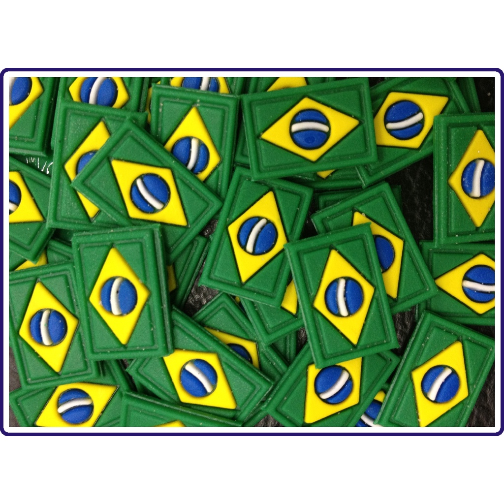 100 Etiquetas Do Brasil Para Alça De Chinelos E Sandálias em Oferta na Shopee