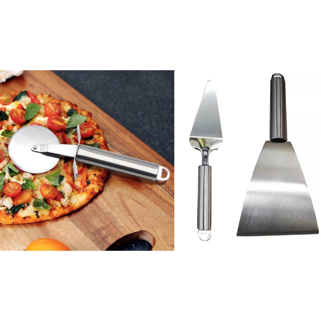 Espátulas Inox Lanche Reta/Espátulas Para Bolo/Cortador Para Pizza Em Inox em Oferta na Shopee