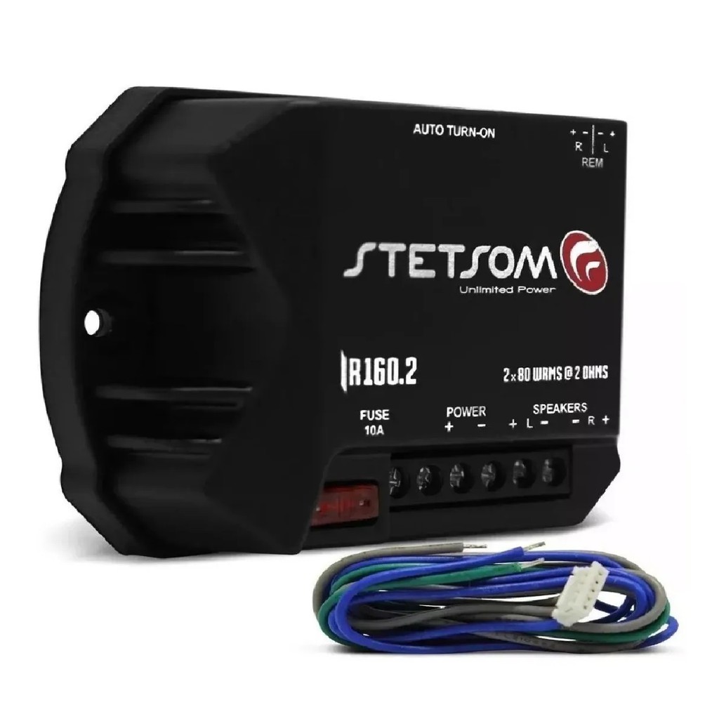 Módulo Stetsom Mini Ir 160.2 Digital 2 Canais - Super Oferta amplificador automotivo falante driver tweeter