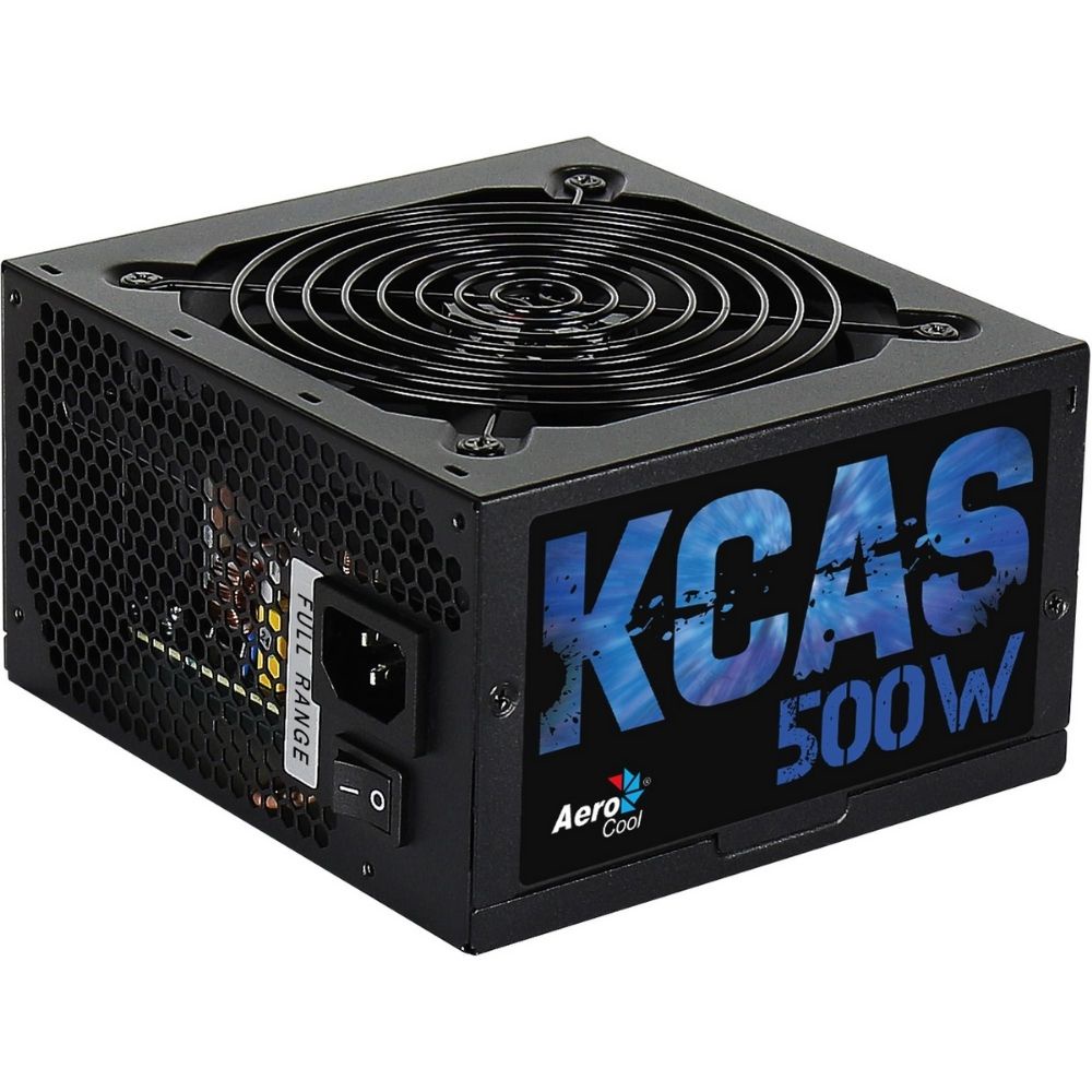 Fonte ATX Aerocool KCAS 80 PLUS Bronze 500W 100V/240V Preto Sem Cabo - 00059765