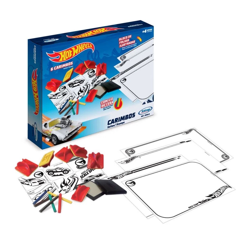 Carimbos Hot Wheels Xalingo - 2322.1 em Oferta na Shopee