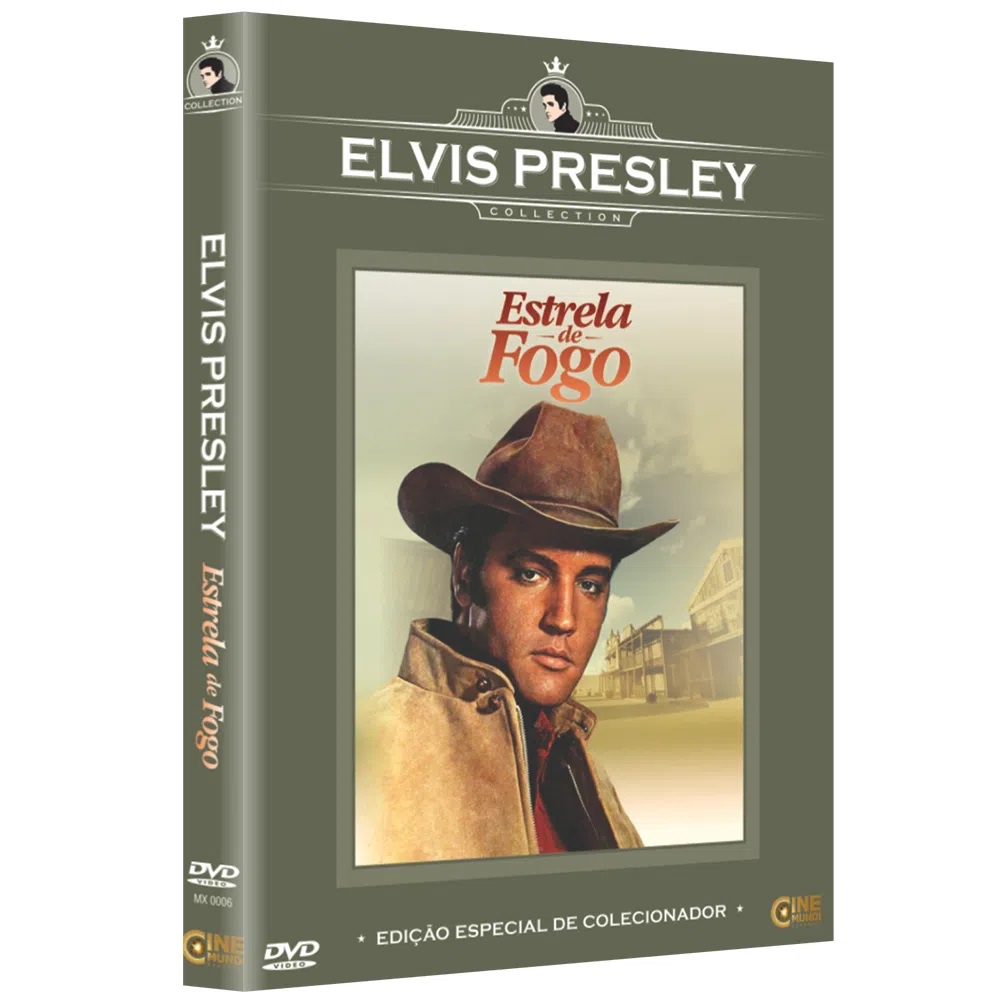 Dvd: Estrela de Fogo - Elvis Presley Collection - Original e Lacrado