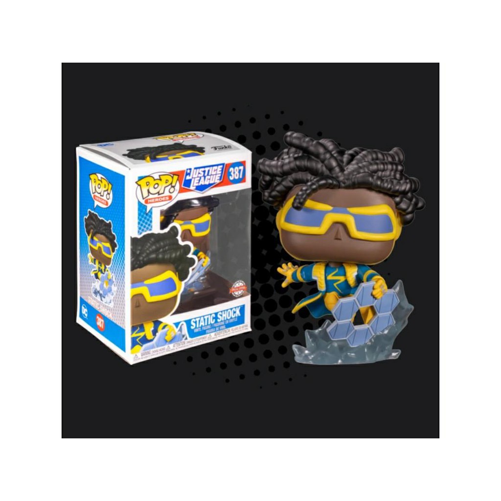 FUNKO POP JUSTICE LEAGUE 2 - STATIC SHOCK EXCLUSIVO(SPECIAL EDITION ...