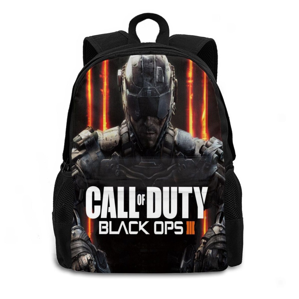 Call Of Duty Preto OPS Mochila Impressão De Esportes Ao Ar Livre Viagem Adulto Juventude Grande Capacidade De Estudantes Do Ensino Médio Laptop Bolsa De Ombro Ocasional | Shopee Brasil