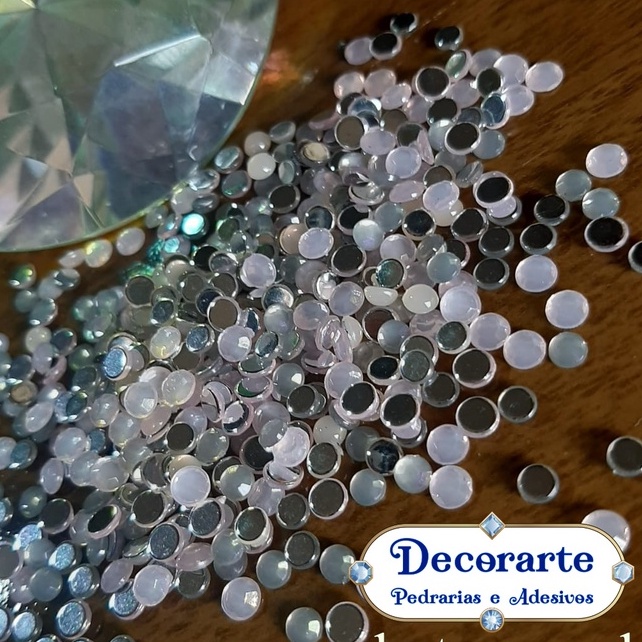 12 peças chaton opal mix 4mm- pedrarias para adesivos e joias de unhas