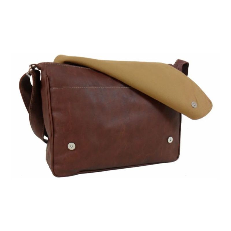Pasta transversal masculina em couro sintético ✨ Elegante, resistente e prática para o dia a dia. Ideal para trabalho,